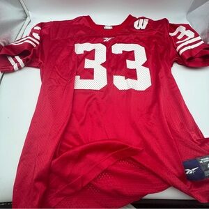 Reebok Red Sports Jersey with Blue Label